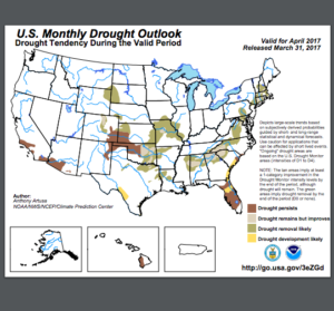 Cover photo for Monthly Drought Projections