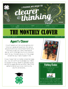Cover photo for The Monthly Clover - May 2017 Edition