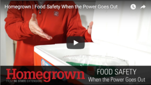 Food Safety when the power goes out video