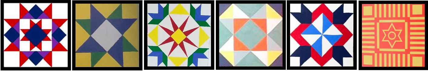 Different quilts designs horizontal