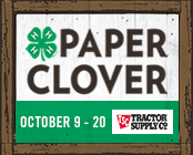 Cover photo for 4-H Paper Clover Campaign October 9-20
