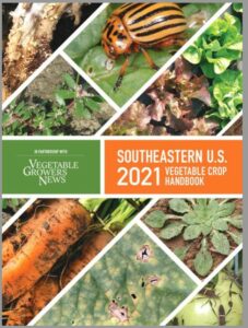 Cover of the 2021 Southeastern Vegetable Crop Handbook