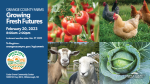 Cover photo for 2023 Orange County Ag Summit: Growing Fresh Futures