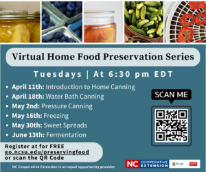 Cover photo for Preserve at Home Virtual and in-Person Sessions