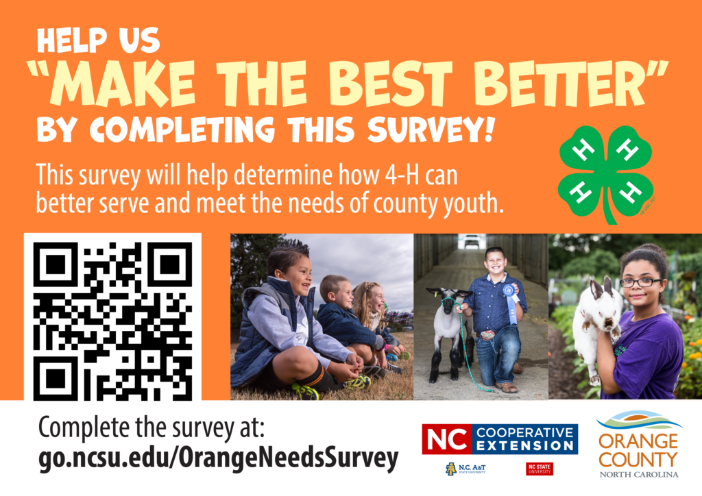 HELP US "MAKE THE BEST BETTER" BY COMPLETING THIS SURVEY!