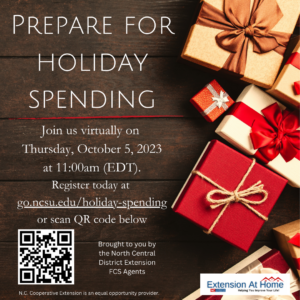 Holiday presents QR code for session.