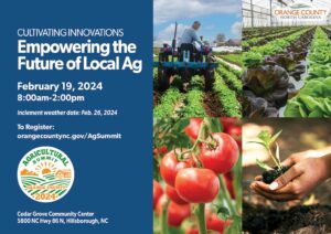 Cover photo for 2024 Orange County Ag Summit Set for February 19
