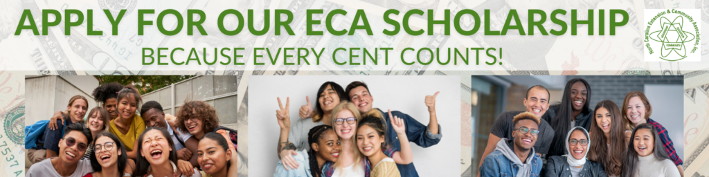 Apply for our ECA scholarship-group of students