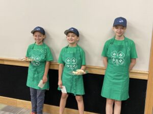 Eno River Academy 4-H Club Members Presenting Their Dish at the 2024 Challenge
