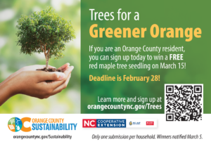 Cover photo for Free Tree Giveaway for Orange County Residences