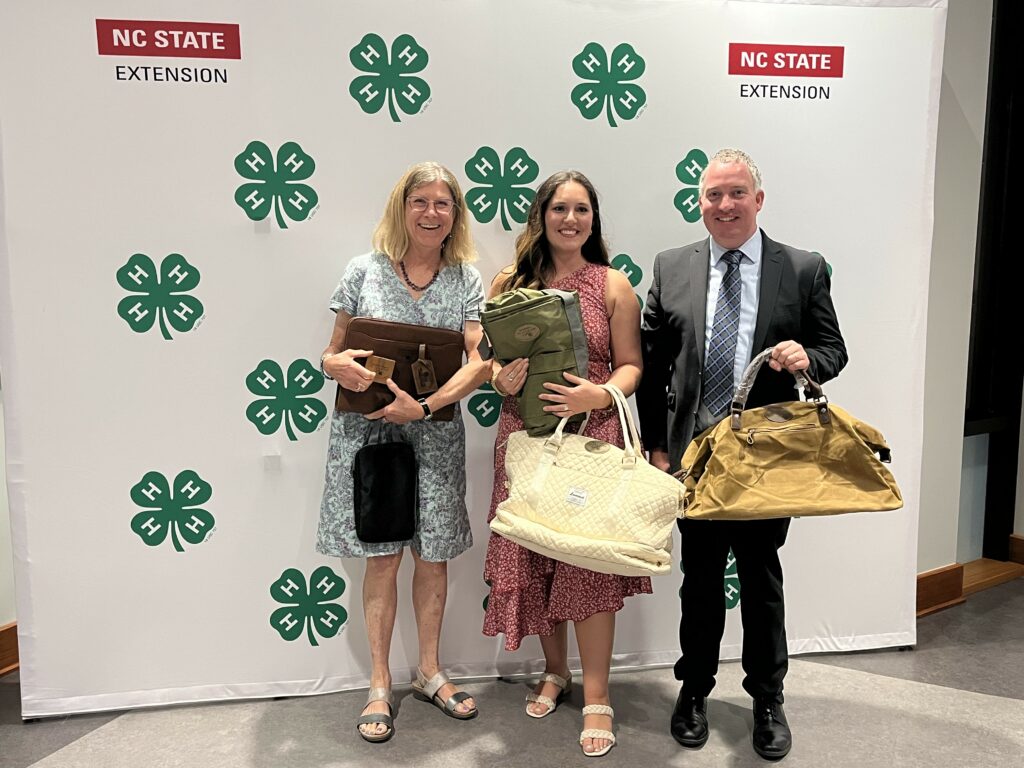 Award winners pose together.